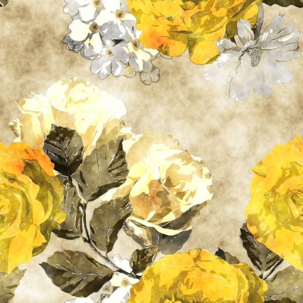 Картина на холсте цветы пано, арт hd0793001