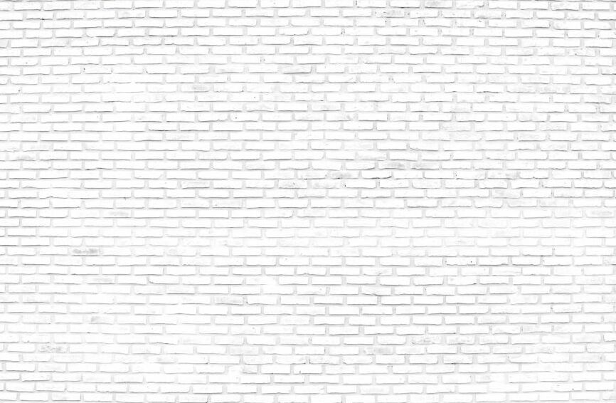 Картина на холсте белая кирпичная стена, арт hd0779201