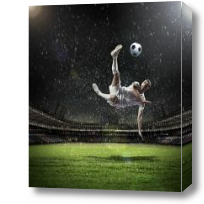 Картина Футболист с мячом